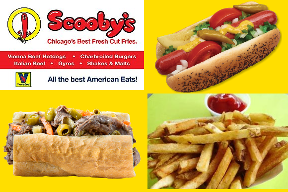 Scooby's Hot Dogs. Vienna Beef Hotdogs, charbroiled burgers, Italian Beef and Sausage, Gyros, Shakes and Malts. eatatscoobys.com