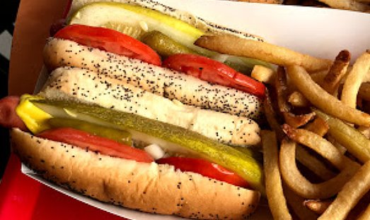 What makes a Chicago-style hot dog a Chicago-style hot dog? Define Chicago style hotdog.